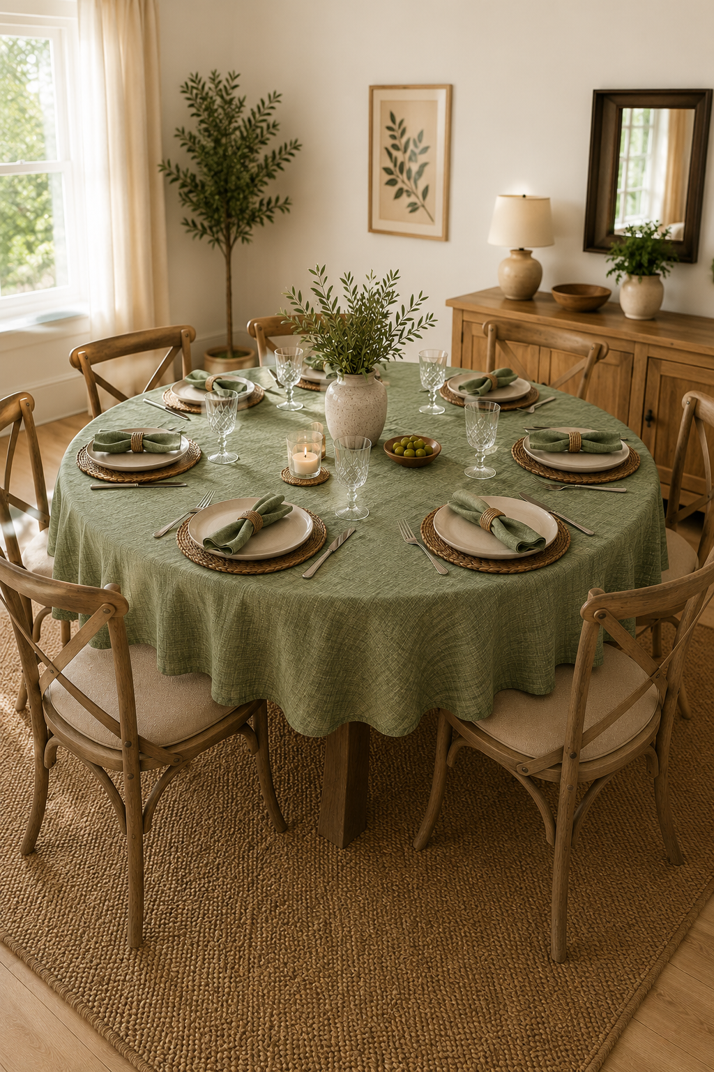 Mantel Verde 70"